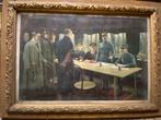 Ancien tableau signature Armistice 1914-18, Collections, Photo ou Poster, Autres