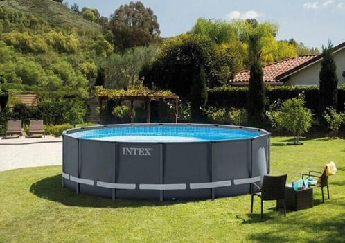 Ø 488 X 122 CM - INTEX ULTRA XTR FRAME ZWEMBAD, Tuin en Terras, Zwembaden, Nieuw, Opzetzwembad, 120 cm of meer, 400 cm of meer