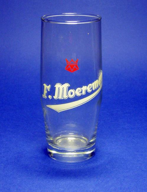 F. MOEREMANS Brussels glas, Verzamelen, Biermerken, Gebruikt, Ophalen of Verzenden