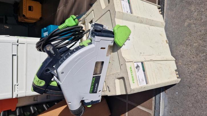 Festool invalzaag TS55REBQ-PLUS en TSC55 KEB, Doe-het-zelf en Bouw, Gereedschap | Overige machines, Zo goed als nieuw, Ophalen