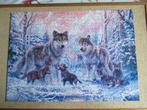puzzel ravensburger wolven 1000, Ophalen, 500 t/m 1500 stukjes, Zo goed als nieuw, Legpuzzel