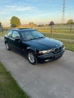 Bmw 318 benzine compact start en rijdt nog 1000 euro, Auto's, BMW, Achterwielaandrijving, Zwart, Leder, Bruin