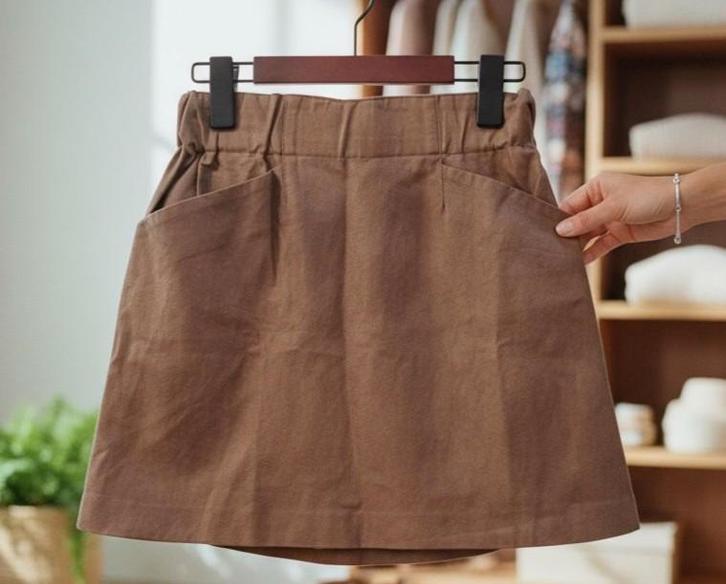 ✨️ZARA BASIC Korte Rok Maat XS - Met BUNDELKORTING‼️✨️, Kleding | Dames, Rokken, Zo goed als nieuw, Maat 34 (XS) of kleiner, Bruin