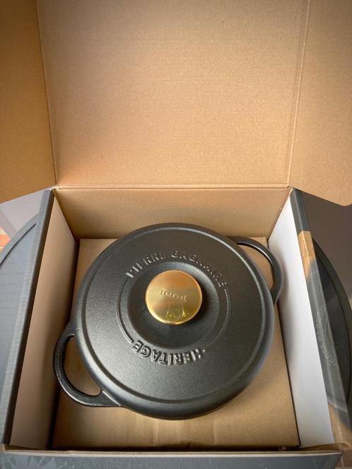 Tefal Pierre Gagnaire ronde braadpan — Heritage Collection —, Huis en Inrichting, Keuken | Potten en Pannen, Nieuw, Pot, Bus of Blik
