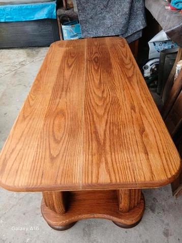 Massief eikenhouten woonkamertafel  beschikbaar voor biedingen
