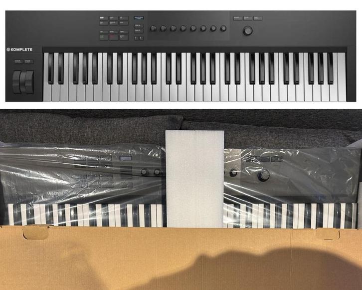Komplete Kontrol A61 - In Doos, Muziek en Instrumenten, Keyboards, Zo goed als nieuw, 61 toetsen, Overige merken, Aanslaggevoelig
