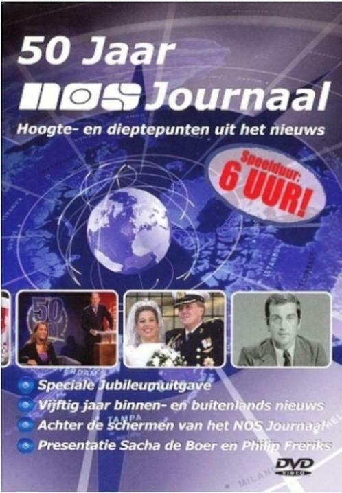 50 jaar NOS journaal 2 DVD Hoogte- en dieptepunten..., Cd's en Dvd's, Dvd's | Documentaire en Educatief, Zo goed als nieuw, Politiek of Geschiedenis