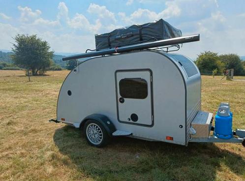 Kulba teardrop caravan, Caravans en Kamperen, Caravans, Particulier, Luifel, Zonnepaneel, Ophalen