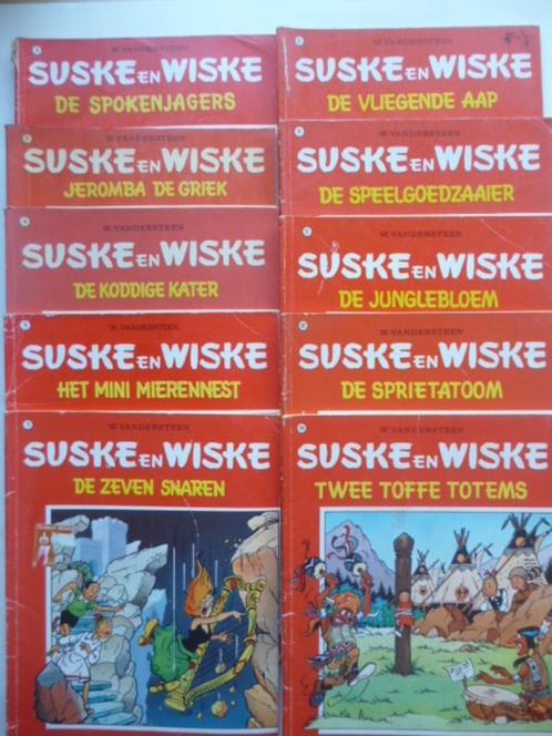 Lot Suske en Wiske strips nrs. 67 t/m 133  W. Vandersteen, Boeken, Stripverhalen, Gelezen, Meerdere stripboeken, Ophalen of Verzenden