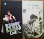 ELVIS PLATINUM/LIVE IN LAS VEGAS - 2 X 4 CD Box sets, Boxset, 1960 tot 1980, Gebruikt, Ophalen of Verzenden