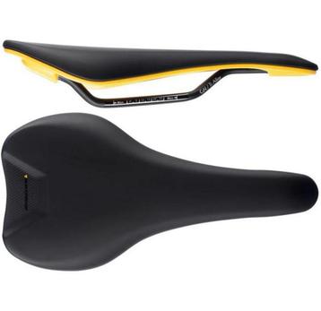 Nukeproof Vector DH Pro Titanium comfort Zadel Black-Yellow, Fietsen en Brommers, Ophalen of Verzenden
