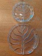 Vintage/zweden/orrefors/glazen schalenLARS HELLSTEN/11€/SET, Ophalen of Verzenden