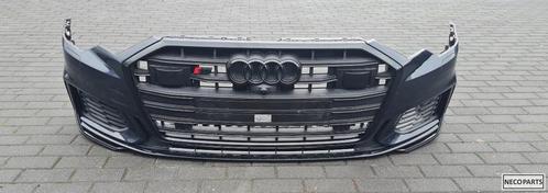 AUDI A6 C8 S6 VOORBUMPER SHADOW LINE CAMERA LEVERBAAR!!, Auto-onderdelen, Carrosserie, Spatbord, Audi, Gebruikt, Ophalen of Verzenden