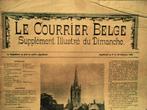 Le Courrier Belge - 1898 - 4 pagina's - foto's Leuven 1898, Verzamelen, Krant, Ophalen of Verzenden, Voor 1920