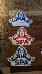3x spa monopole emaille deurpostje, Verzamelen, Ophalen of Verzenden, Zo goed als nieuw