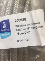 10Flexible d'alimentation inox van marcke dn8 M10X10mm 75cm, Inox, Enlèvement ou Envoi, Neuf