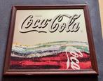 Coca Cola spiegel met fles op 29,5 x 33 cm, Verzamelen, Ophalen, Gebruikt, Gebruiksvoorwerp