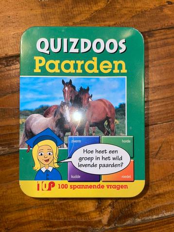 Quizdoos paarden  beschikbaar voor biedingen