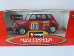 Mini Cooper #101 Monte Carlo (1960) van Burago 1/18, Ophalen, Zo goed als nieuw, Auto, Burago