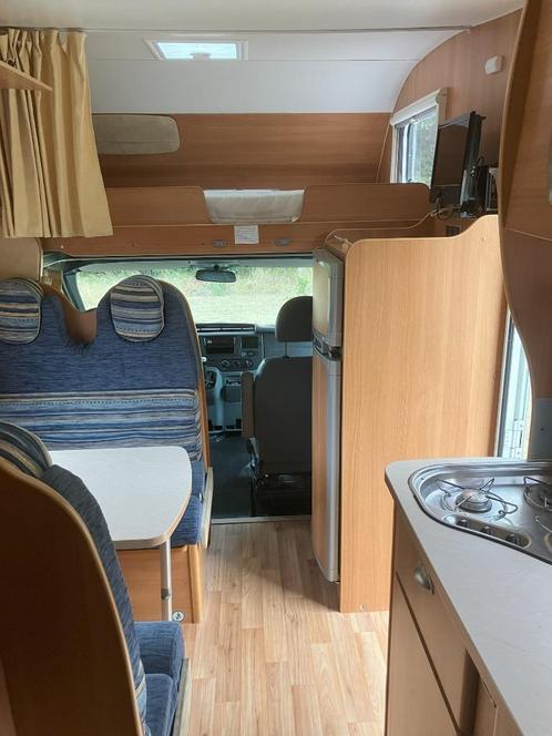 Mobilhome Ford Chausson Flash07 - 2008, Auto's, Ford, Particulier, Transit, Trekhaak, Diesel, Euro 5, Overige carrosserie, 3 deurs