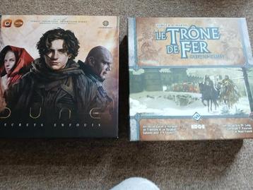 bel ensemble jeux neufs, dune, le trone de fer beschikbaar voor biedingen