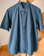 Mooi heren hemd met korte mouwen. MarVelis. Large. Blauw, Marvelis, Blauw, Ophalen of Verzenden, Zo goed als nieuw