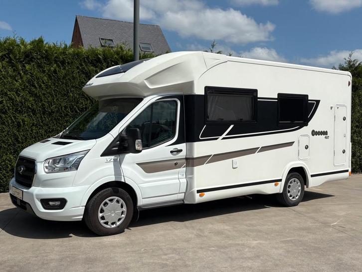 Ford Transit Benimar Cocoon 487 (bj 2021), Caravans en Kamperen, Mobilhomes, Bedrijf, Half-integraal, Ford, Diesel, Handgeschakeld