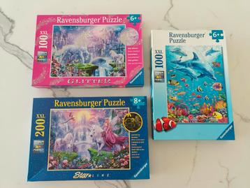 5 Puzzels (100-200-300 stukken) beschikbaar voor biedingen