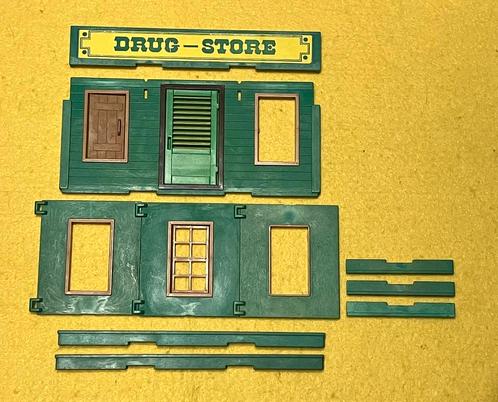 Playmobil 3424 - Éléments Western - Drug-store - vintage, Hobby & Loisirs créatifs, Modélisme | Figurines & Dioramas, Utilisé