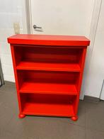 Rode boekenkast, 25 à 50 cm, Avec tablette(s), Comme neuf, Enlèvement