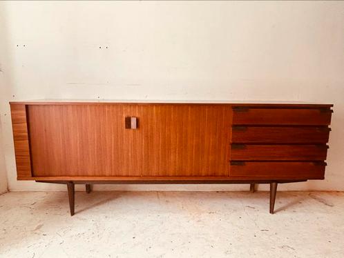 Vintage retro dressoir, Huis en Inrichting, Kasten | Dressoirs, Zo goed als nieuw, Teakhout, Ophalen