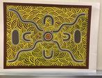 Aboriginal kunstlithografie, Antiek en Kunst, Ophalen of Verzenden