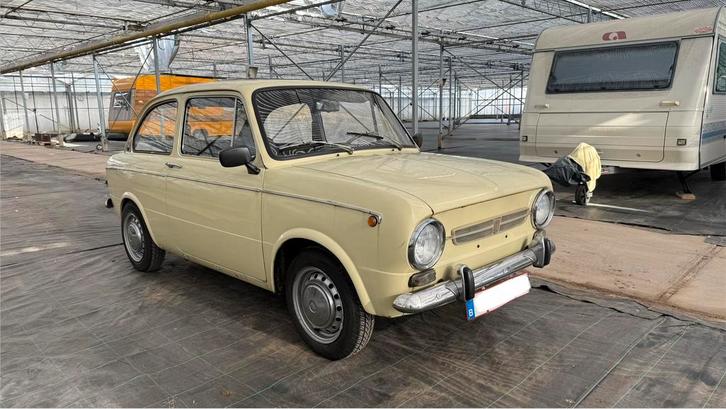 Fiat 850D Special - 1973 - 86.000km - Oldtimer, Auto's, Fiat, Particulier, Handgeschakeld, Zwart, Leder, Ophalen
