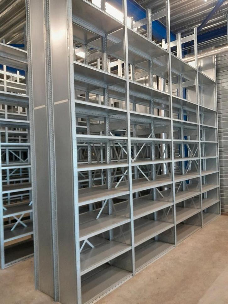Nette Dexion legbordstelling magazijnstelling 4.4m hoog., Zakelijke goederen, Kantoor en Winkelinrichting | Magazijn, Stelling en Opslag