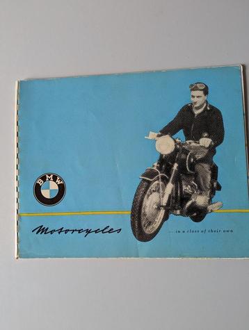 BMW folder uit 1955 R26 R50 R60 R69, Enlèvement ou Envoi, BMW