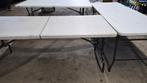 3 inklapbare tafel, tuintafel Party,vouwtafel,plooitafel, Tuin en Terras, Ophalen, Gebruikt, Rechthoekig