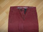 broek bordeaux merk billabong slim outsider - maat 28, Maat 46 (S) of kleiner, Gedragen, Ophalen of Verzenden, Billabong