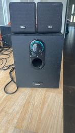 Trust speakers (subwoofer + tweeters set), Audio, Tv en Foto, Home Cinema-sets, 2.1-systeem, Zo goed als nieuw, Overige spelers