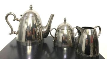 Koffie-en theeservies verzilverd Art Deco✨😍💑🤗👌 beschikbaar voor biedingen