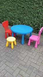 Plop tafel stoel en krukje, Enfants & Bébés, Chambre d'enfant | Tables & Chaises, Enlèvement, Comme neuf, Table(s) et Chaise(s)