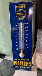 Emaille reclamebord philips thermometer, Verzamelen, Ophalen, Zo goed als nieuw, Reclamebord