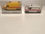 RIETZE - 2 FORD TRANSIT VOERTUIGEN - RODE KRUIS - 1:87, Verzenden, Nieuw, Bus of Vrachtwagen, Rietze