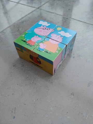 Puzzle à 6 figurines Peppa Pig, Enlèvement ou Envoi, Moins de 10 pièces, Comme neuf, 6 mois à 2 ans