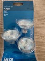 3x halogeenlamp met pinnetjes (nieuw), Ophalen, Nieuw, Halogeen
