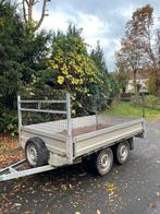 Dubbelas aanhangwagen plateau, Auto diversen, Aanhangers en Bagagewagens, Ophalen, Zo goed als nieuw