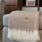 Alpaca Wol Dek Beige 200x140cm Zachte Sofa Dek uit Peru, Huis en Inrichting, Verzenden, Nieuw