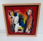 Peter Hermans 'Personages in Rood', Antiek en Kunst, Ophalen of Verzenden