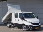 Iveco Daily 35C14 Kipper met Kist Dubbel Cabine Dubbellucht, Auto's, Bestelwagens en Lichte vracht, Stof, Gebruikt, Euro 6, Iveco
