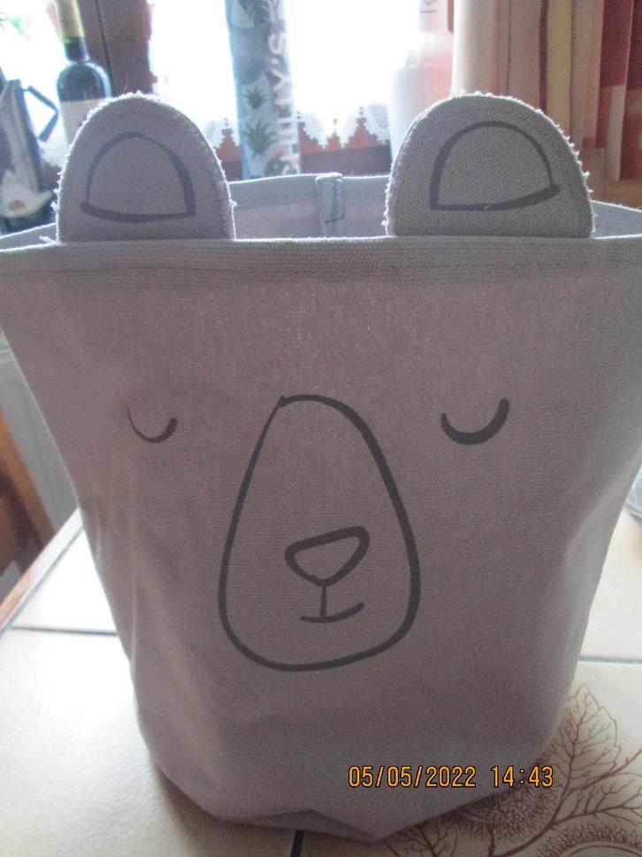 Panier de rangement gris « Panda » « Atmosphera », Kinderen en Baby's, Kindermode-accessoires, Nieuw, Ophalen of Verzenden