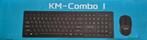 CLAVIER ET SOURIS SANS FIL GEEKOM, Informatique & Logiciels, Neuf, Enlèvement ou Envoi, Ergonomique, Azerty